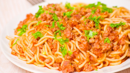 spaghetti bolognese