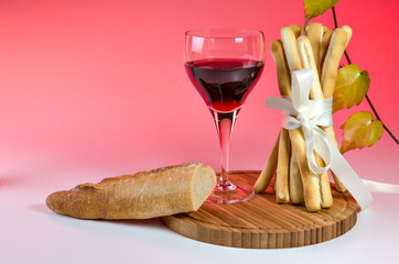 Rotwein Arrangement 4