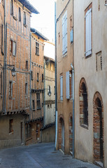 Albi, typical old street