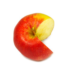 red apple isolate