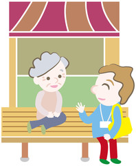 ケアワーカーの訪問