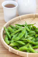 Cooked Green Organic Edamame