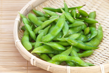 Cooked Green Organic Edamame