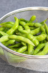 Cooked Green Organic Edamame