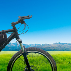 Fototapeta na wymiar cycling bicycle
