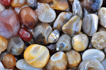 Natural Agate, various types and color