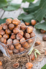 Heap of Hazelnuts