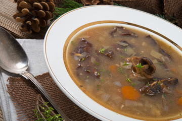 .forest mushroom soup