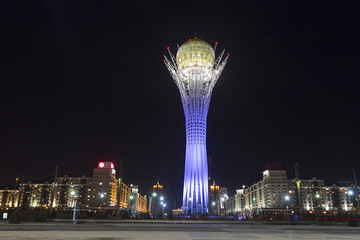 Downtown of Astana city - the capital of Kazakhstan