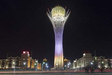 Downtown of Astana city - the capital of Kazakhstan
