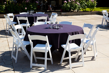Obraz premium Wedding Reception Tables