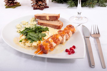 Hähnchenspieß