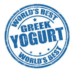 Greek yogurt stamp