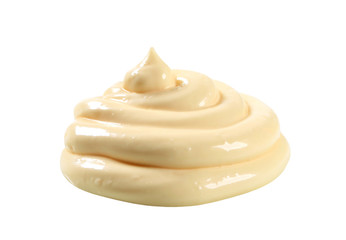 Swirl of thick creamy sauce