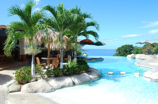Tropical swimming pool