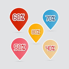 retro discount labels