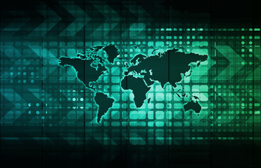 Obraz premium Global Business Logistics