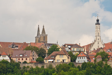 Obraz premium Stadtpanorama Rothenburg