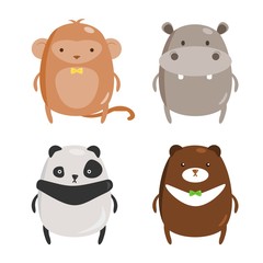 Chubby Zoo Animals Set