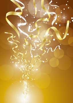 ribbons explode gold