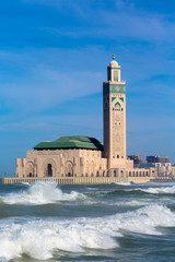The Hassan II Mosque in Casablanca. Morocco © trofotodesign