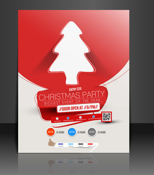 Christmas Party Flyer & Poster Cover Template