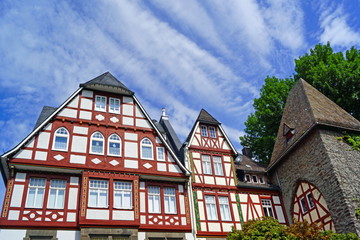 Fototapeta na wymiar HERBORN ( Hessen ) - Altstadtpanorama