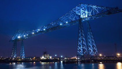 Middlesbrough Transporter Bridge at Night