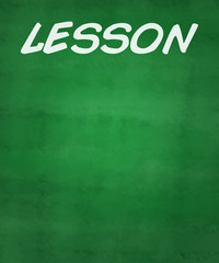 Obraz premium Lesson Chalkboard