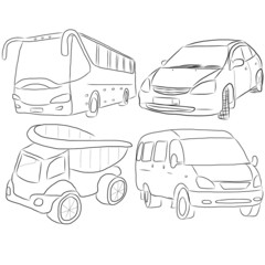 set of transport, набор транспорта