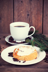 cup of coffee and sweets