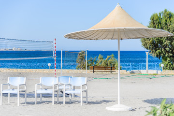 beach umbrellas cyprus