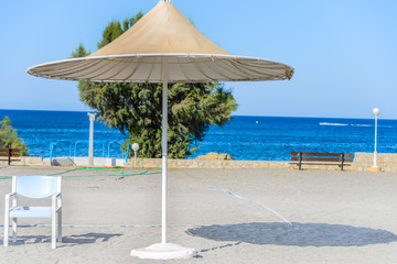 beach umbrellas cyprus