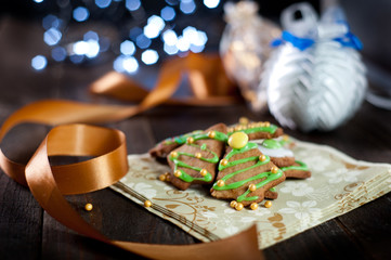 Decorative christmas cookies