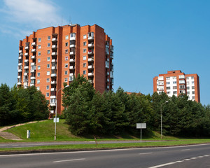 Typical Socialist Blocks of Flats in Vilnius, Lithuania