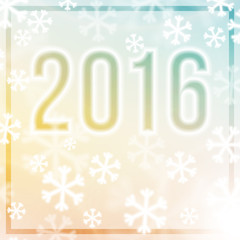 Christmas background, snowflakes and soft colors