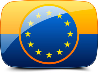 Ukraine EU button