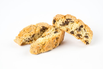 Cantucci su sfondo bianco