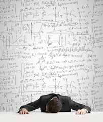 businessman sleeping