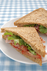 Bacon Lettuce and Tomato Sandwich