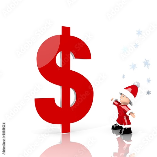 Mini With Giant Dollar Sign Stock Photo And Royalty Mini With Giant Dollar Sign