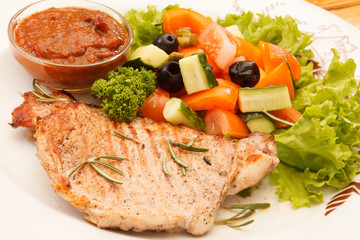 chicken with vegetables