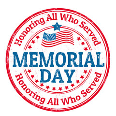 Memorial day stamp