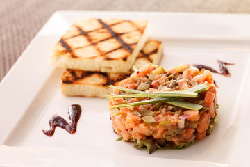 salmon tartare