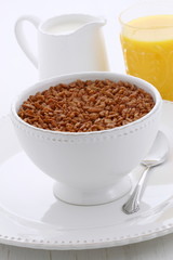 Delicious crisped rice chocolate cereal
