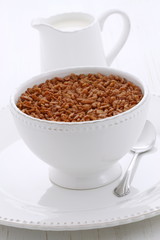Delicious crisped rice chocolate cereal