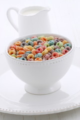 Delicious kids cereal loops