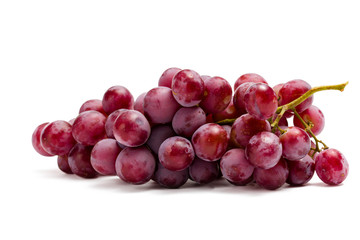 Close up of bunch of grape, isolated on white
