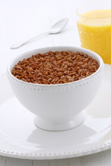 Delicious crisped rice chocolate cereal