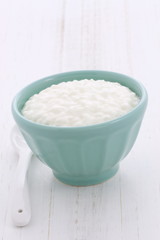 Delicious fresh and healthy cottage cheese